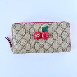 Gucci Cherry Long Wallet